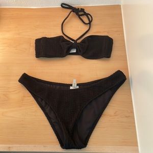 Madewell black bikini